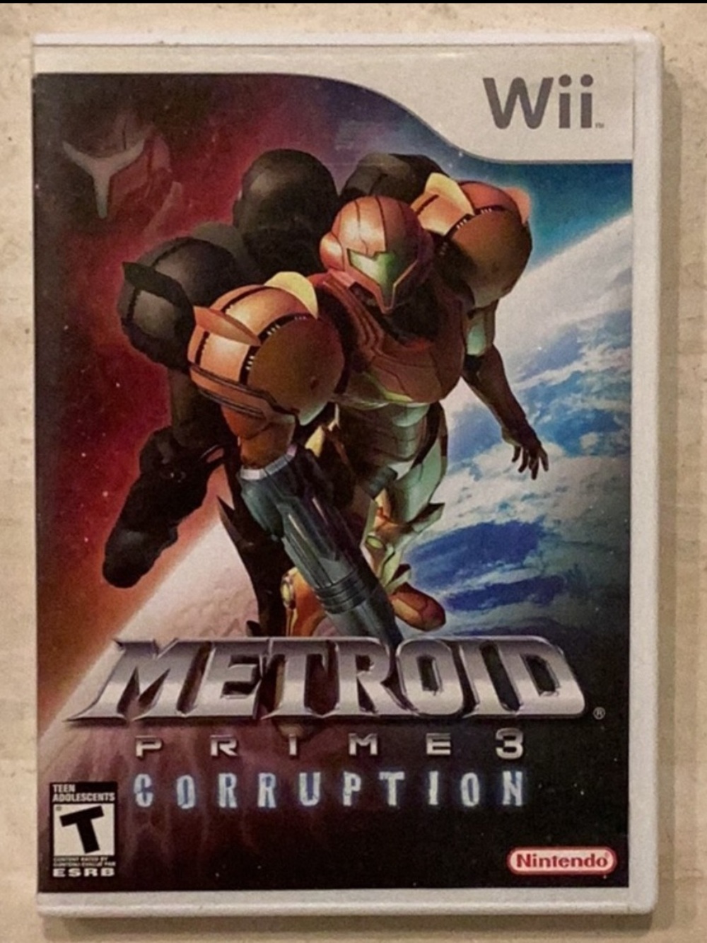 Metroid Prime 3 Corruption Nintendo Wii Game CIB Tested